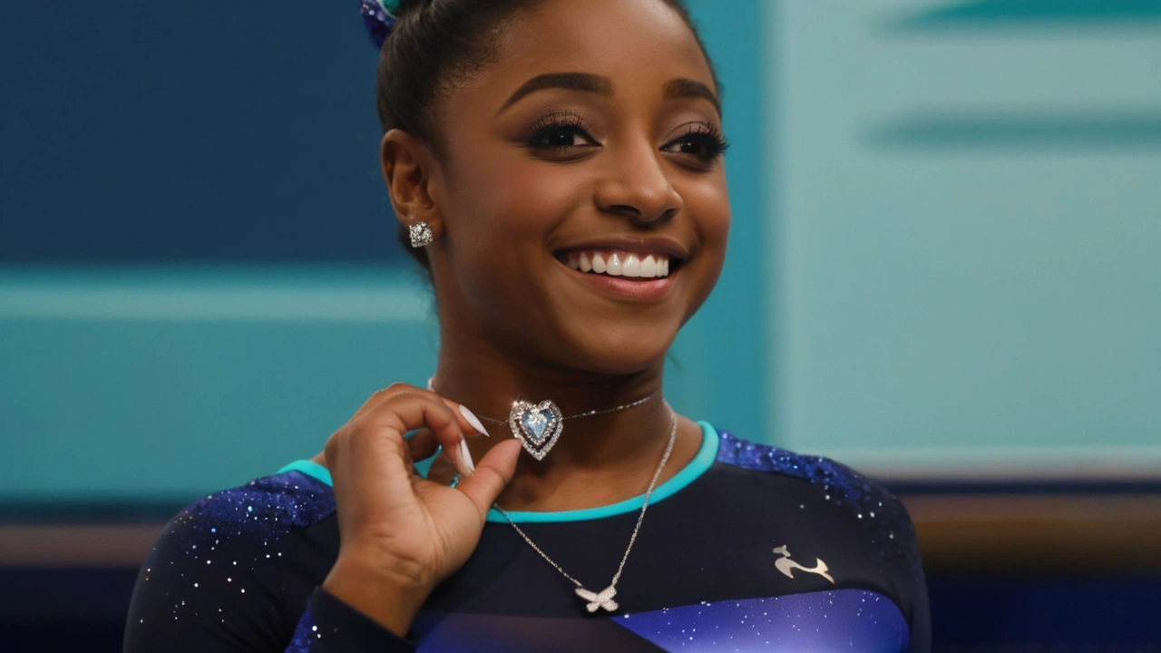 Simone Biles Brilla en los Juegos Olímpicos de París 2024 con su Icono del Animal Diamante