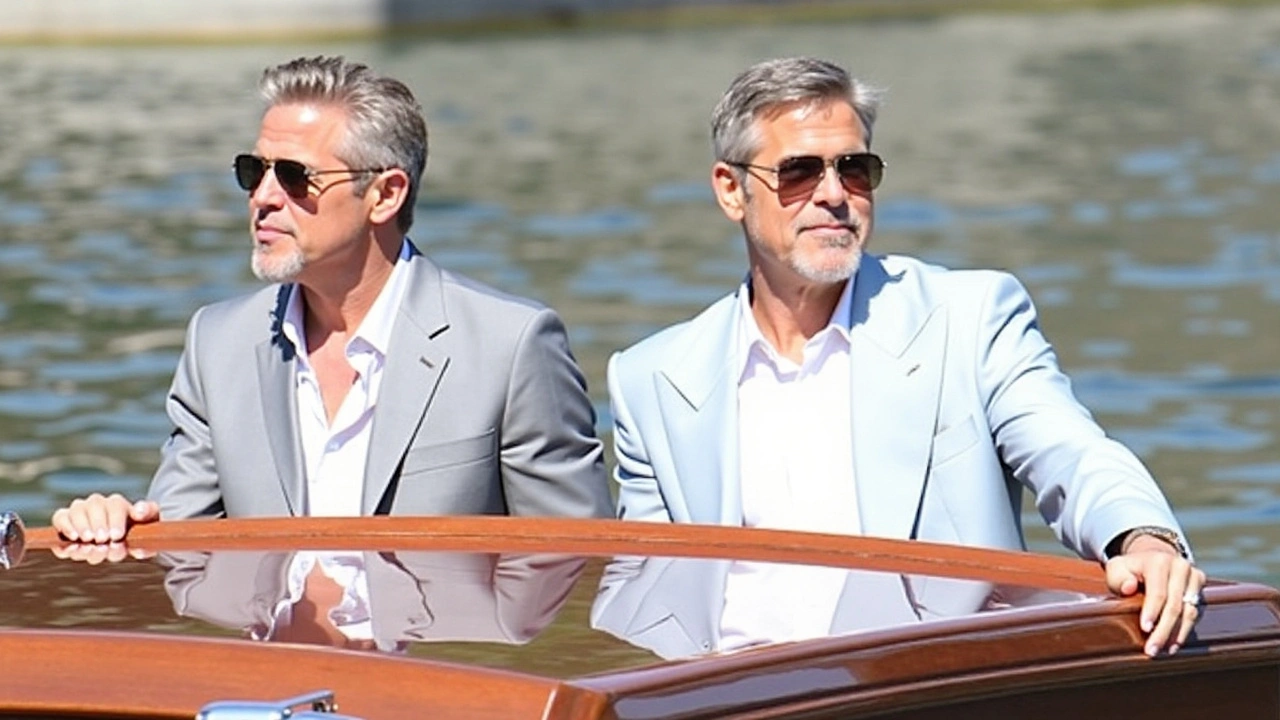 Brad Pitt y George Clooney Desatan Furia en el Festival de Cine de Venecia