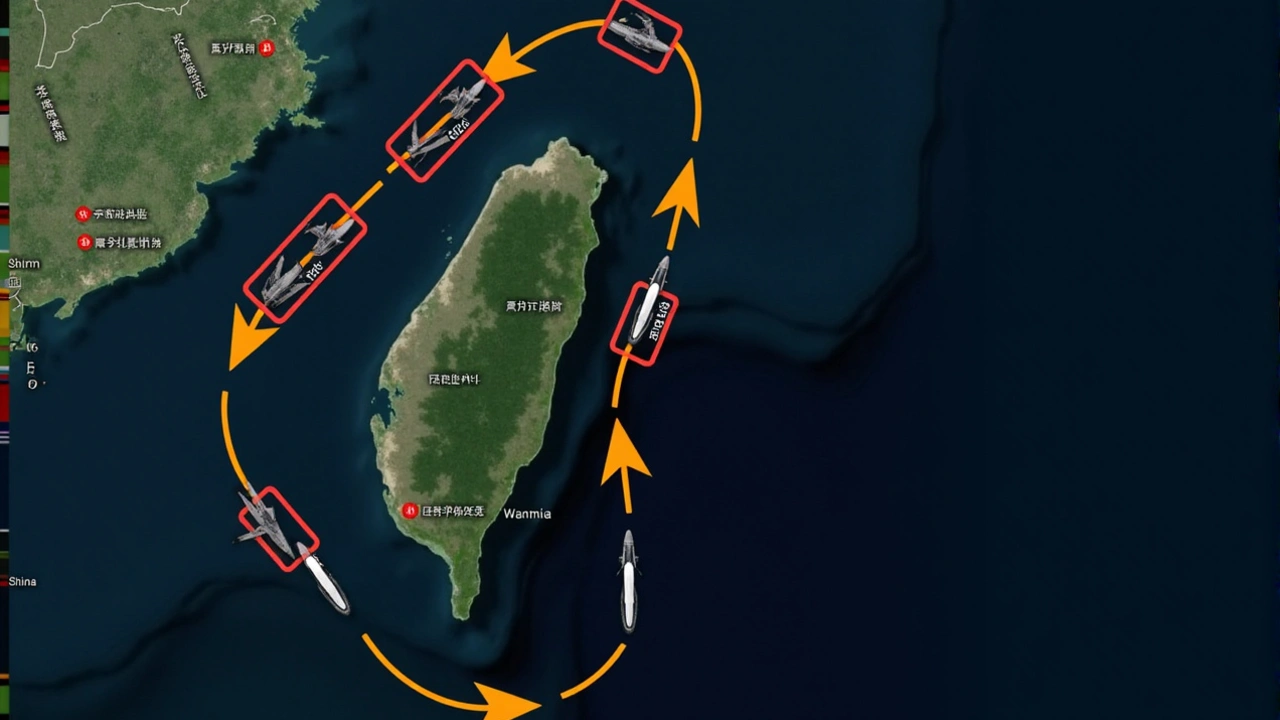 Crecen las Tensiones: China Realiza Maniobras Militares sin Precedentes en Torno a Taiwán