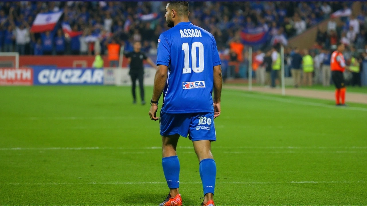 Lucas Assadi emociona a un niño hincha de la U en Perú antes del duelo con Alianza Lima