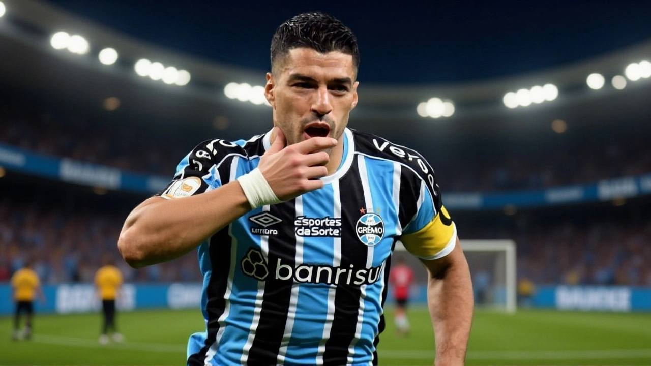 Suárez despidió su paso por el Grêmio con un golazo ante Vasco da Gama en el último partido del Brasileirao 2023